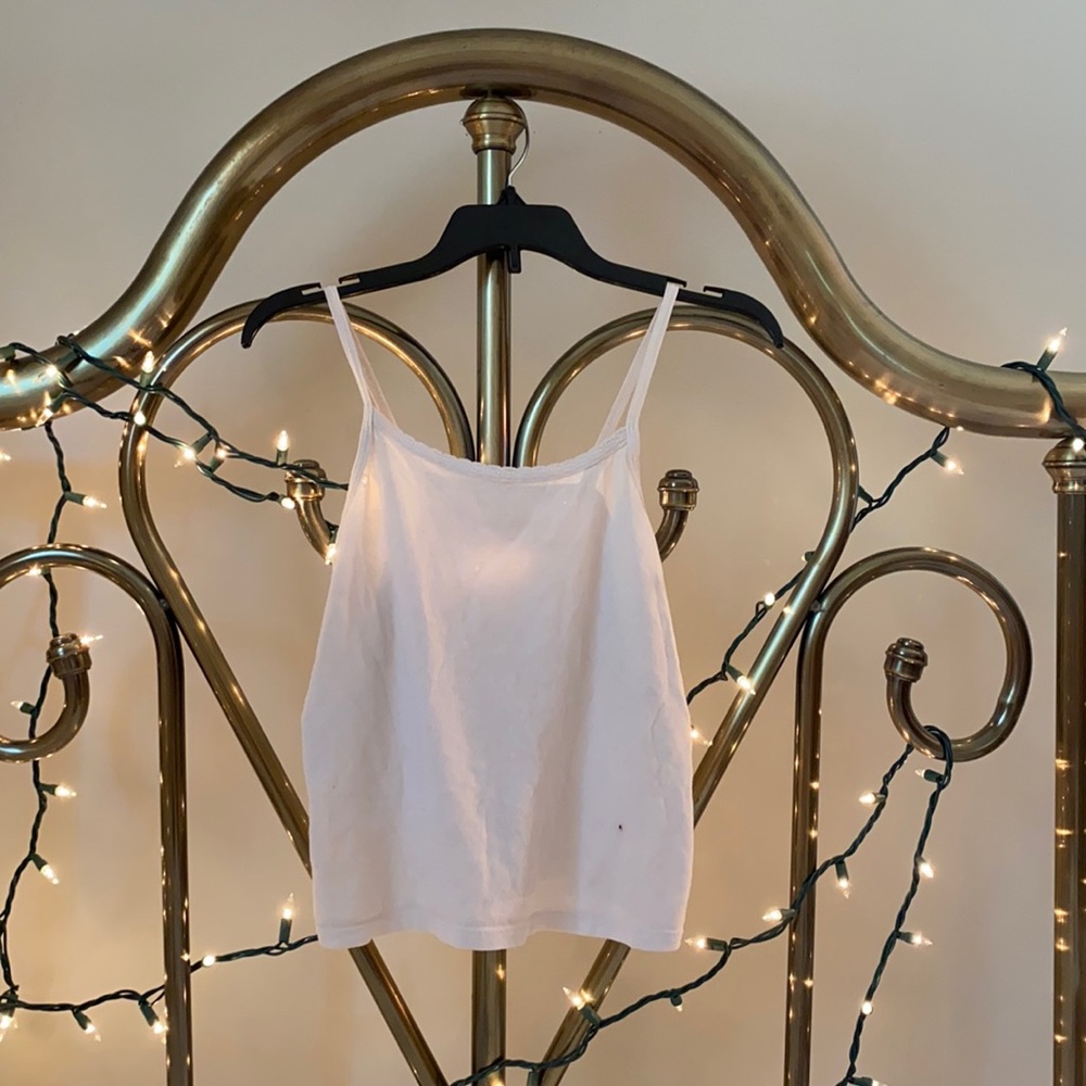 Hanes White Tank Top
